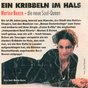 Pressebericht im Music Express (1994)